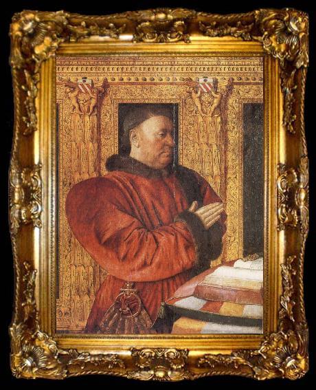 framed  Jean Fouquet Portrait of Guillaume Jouvenel des Ursins, ta009-2